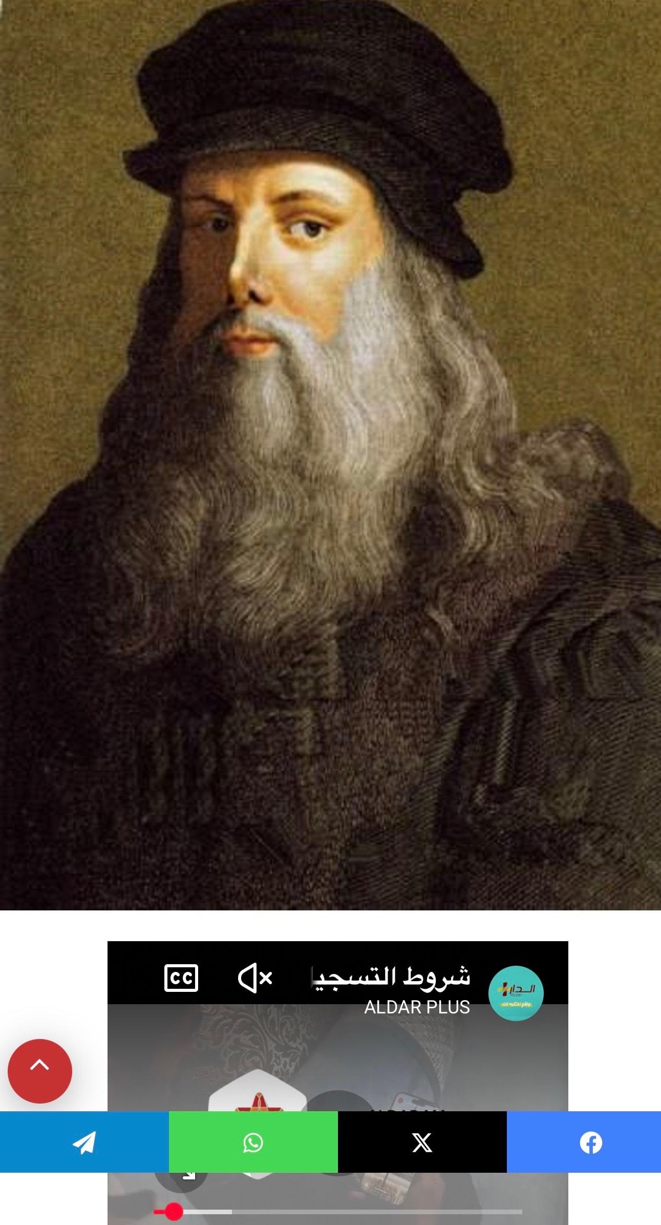 صورة ليوناردو دا فينشي (1452 - 1519)